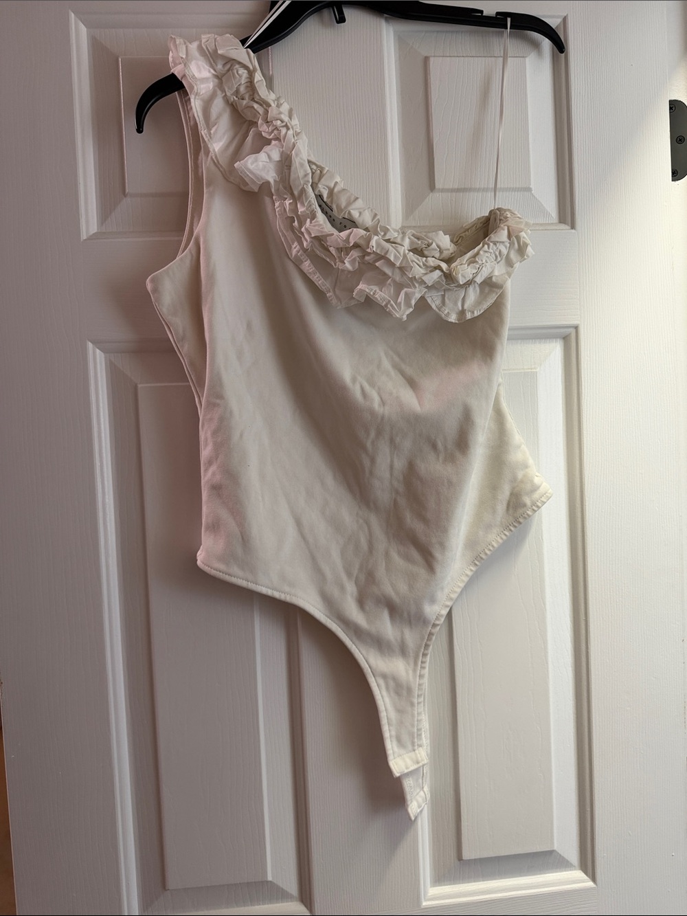 Endless Rose One-Shoulder Ruffle Bodysuit